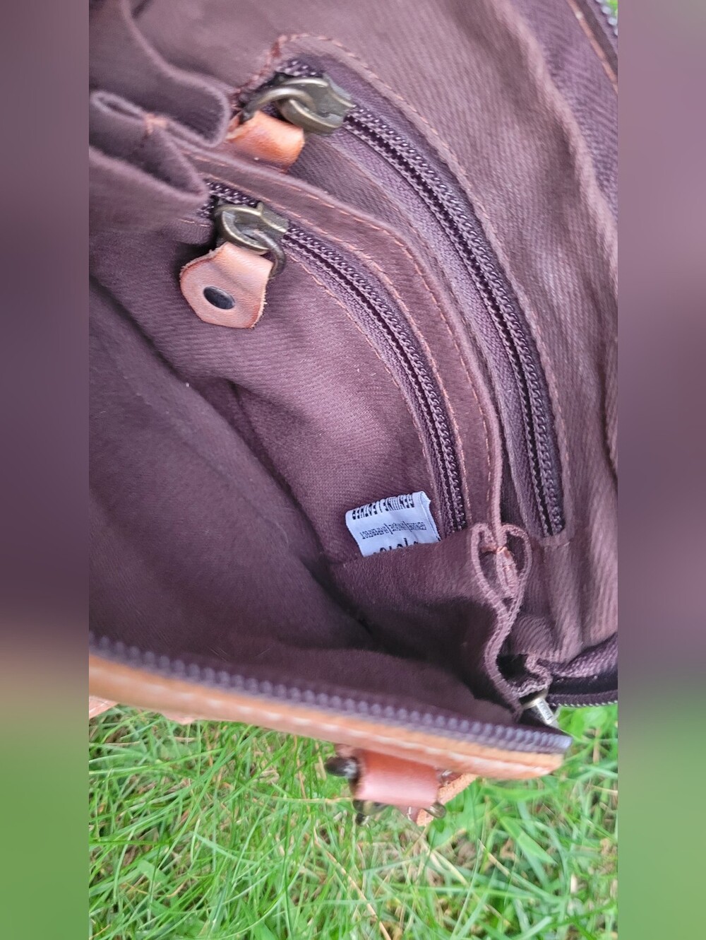 Bed Stu Leather Bag Venture Tan Rustic Mason - Picture 4 of 12